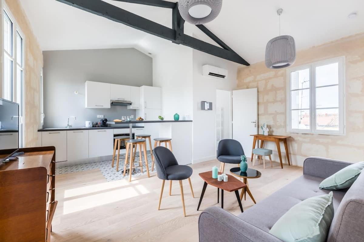 Magnifiques Appartements Climatises En Plein Coeur Des Chartrons Bordeaux Luaran gambar