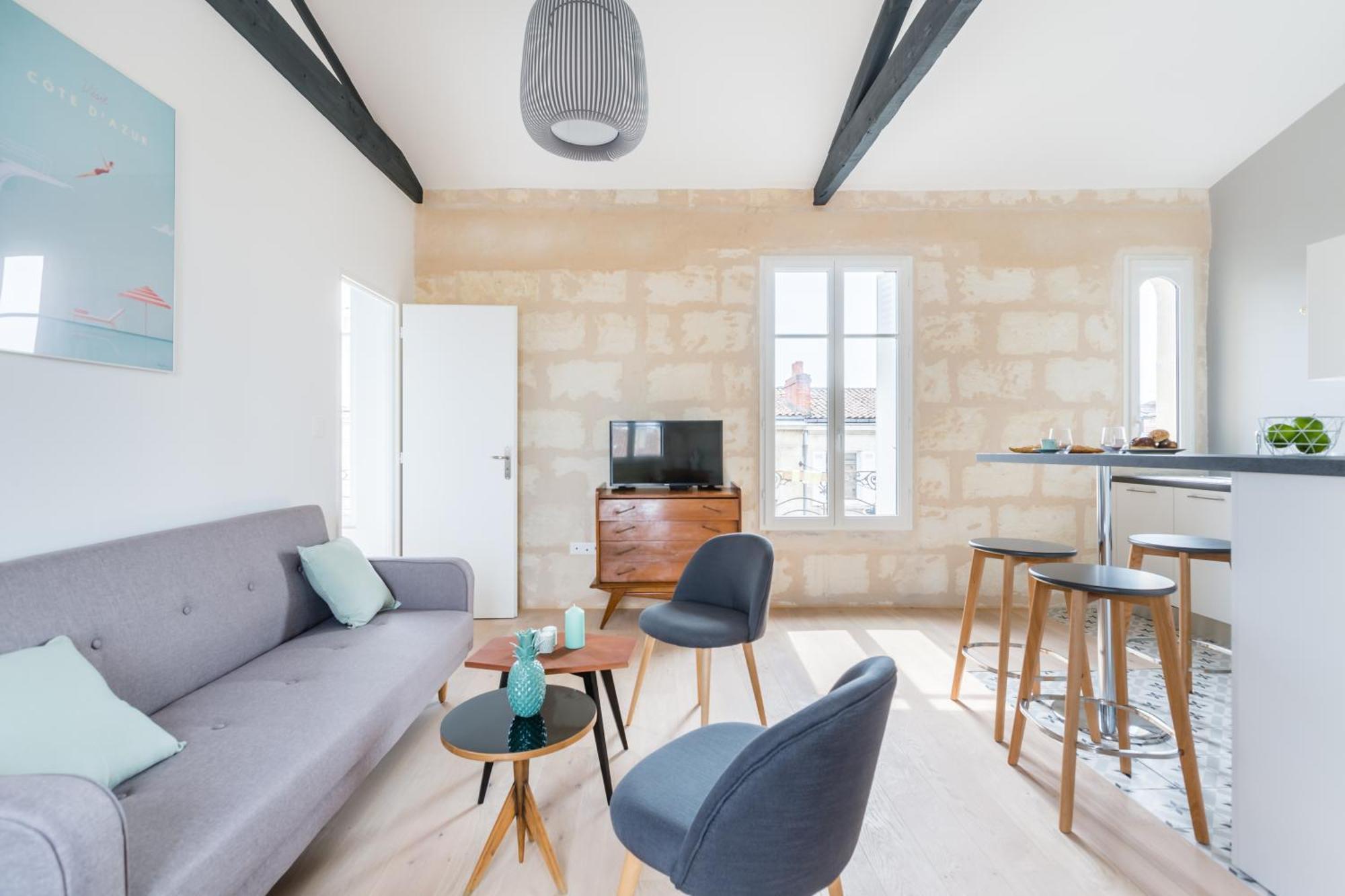 Magnifiques Appartements Climatises En Plein Coeur Des Chartrons Bordeaux Luaran gambar